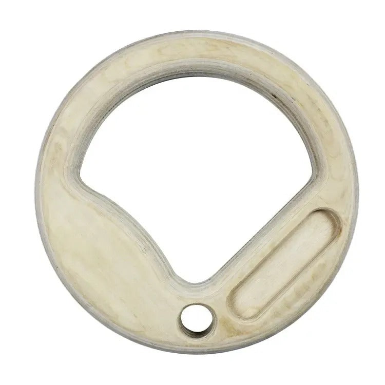 Gymnastic Hangboard Rings with Triple Hangboard Edges