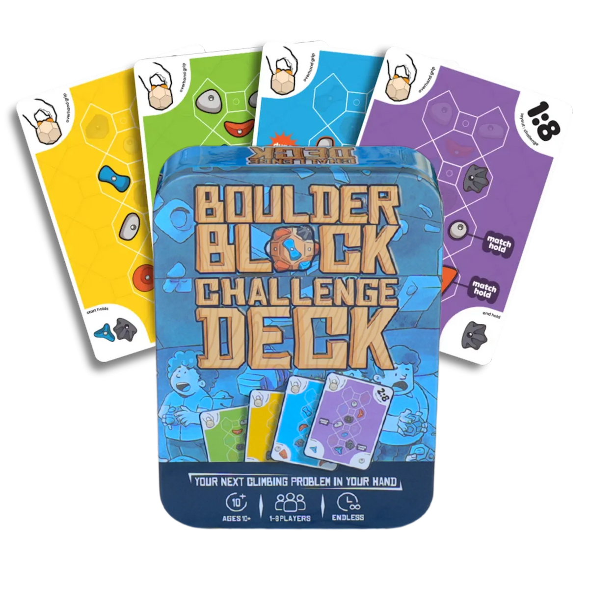 Boulder Block Challenge Cards