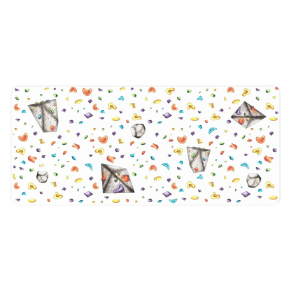 Bouldering Wall Deskmat Mousepad – Watercolour Style