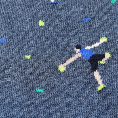 Climbing Wall Cotton Socks