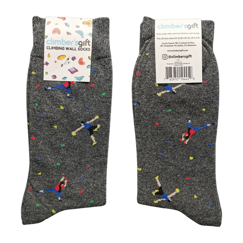 Climbing Wall Cotton Socks