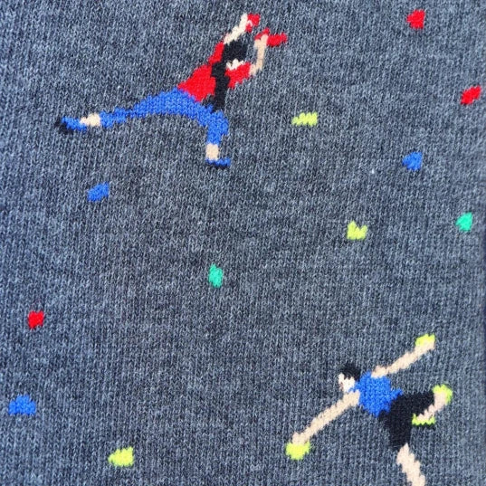 Climbing Wall Cotton Socks