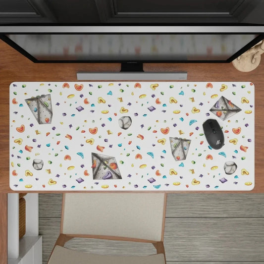 Bouldering Wall Deskmat Mousepad – Watercolour Style