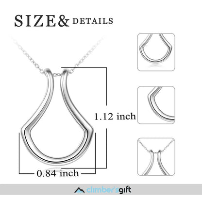 Lauren-Spencer Ring Holder Necklace for Rock Climbers