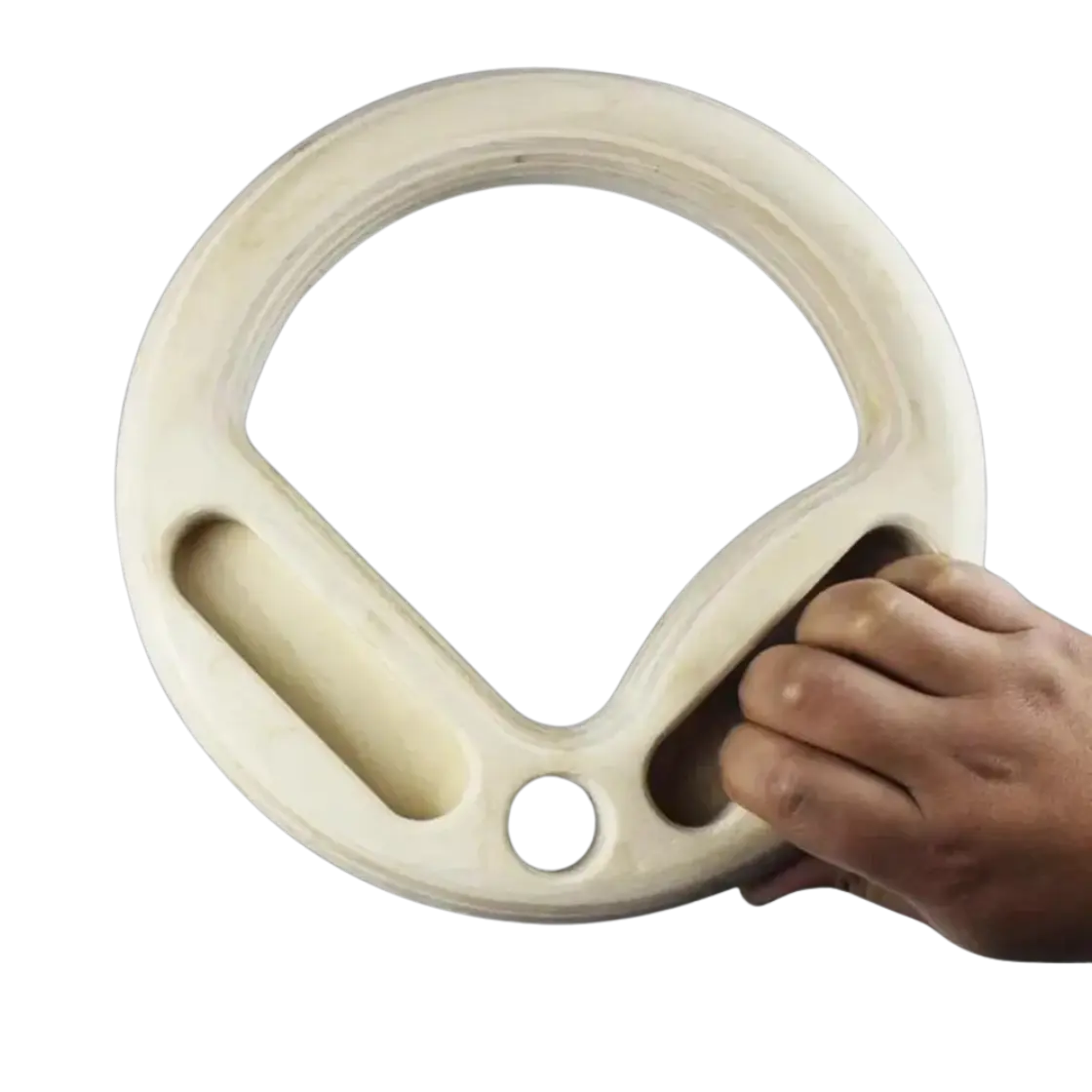 Gymnastic Hangboard Rings with Triple Hangboard Edges