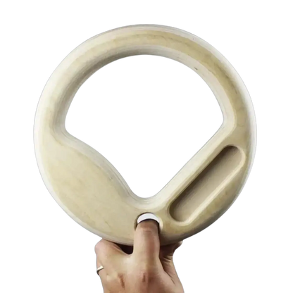 Gymnastic Hangboard Rings with Triple Hangboard Edges