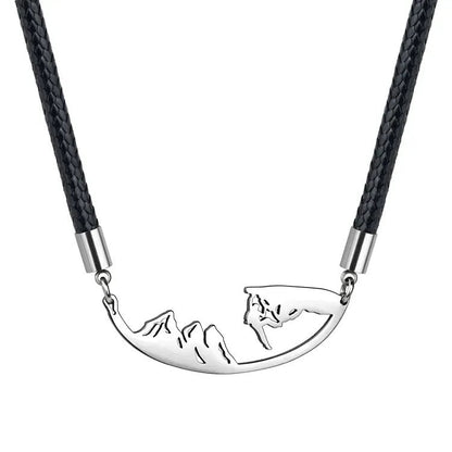 Lauren-Spencer Long Mountain Climber Necklace