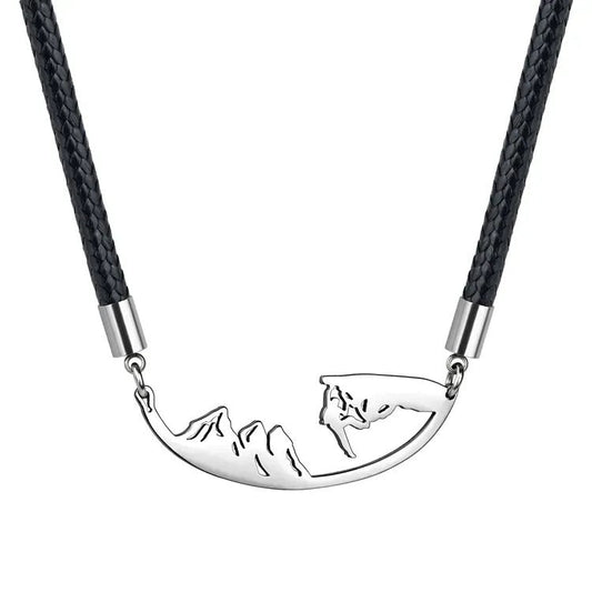 Lauren-Spencer Long Mountain Climber Necklace