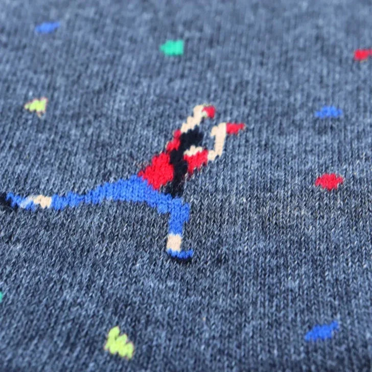 Climbing Wall Cotton Socks
