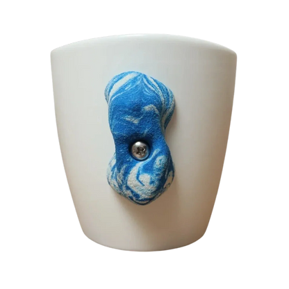 Rock Climbing Mug – Blue/White Handle
