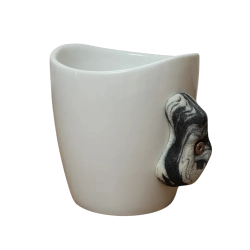 Rock Climbing Mug – Black/White Handle