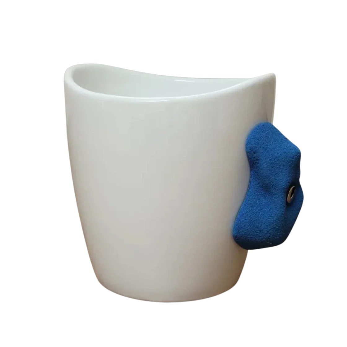 Rock Climbing Mug – Blue Handle