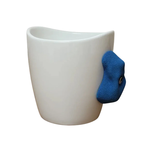 Rock Climbing Mug – Blue Handle