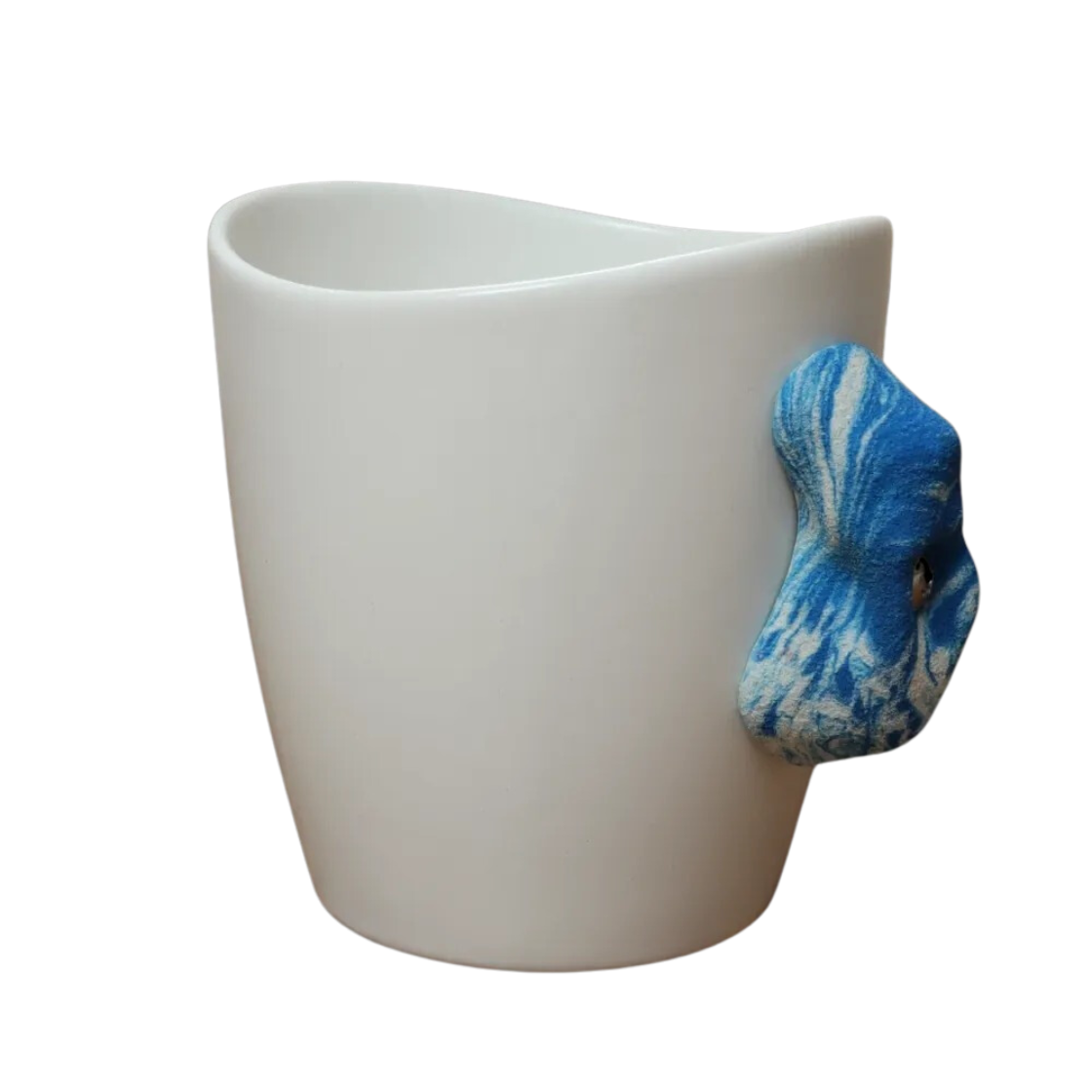 Rock Climbing Mug – Blue/White Handle