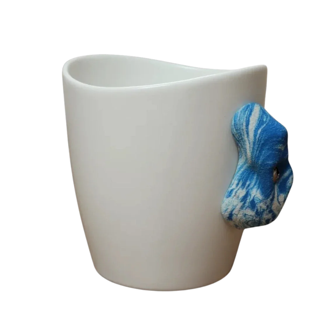 Rock Climbing Mug – Blue/White Handle
