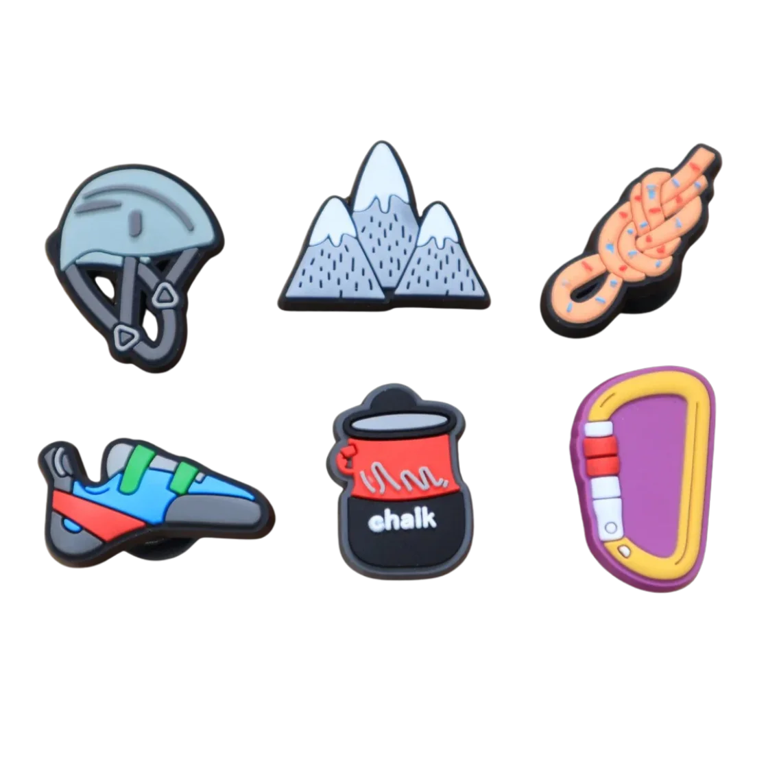 Rock Climbing Shoe Charms (6 Pcs)