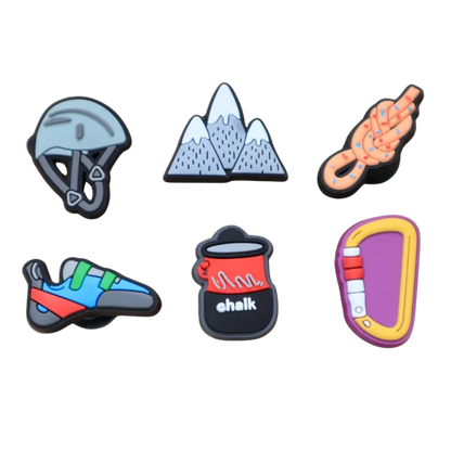 Rock Climbing Shoe Charms (6 Pcs)