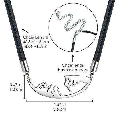 Lauren-Spencer Long Mountain Climber Necklace