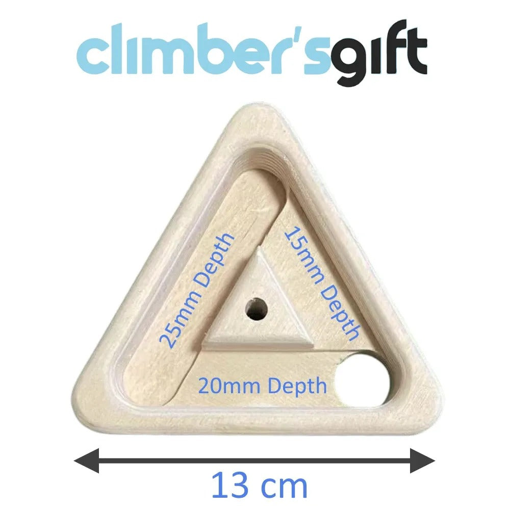 Ultra-Light Portable Triangle Hangboard